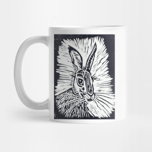 Hare Lino Cut Mug